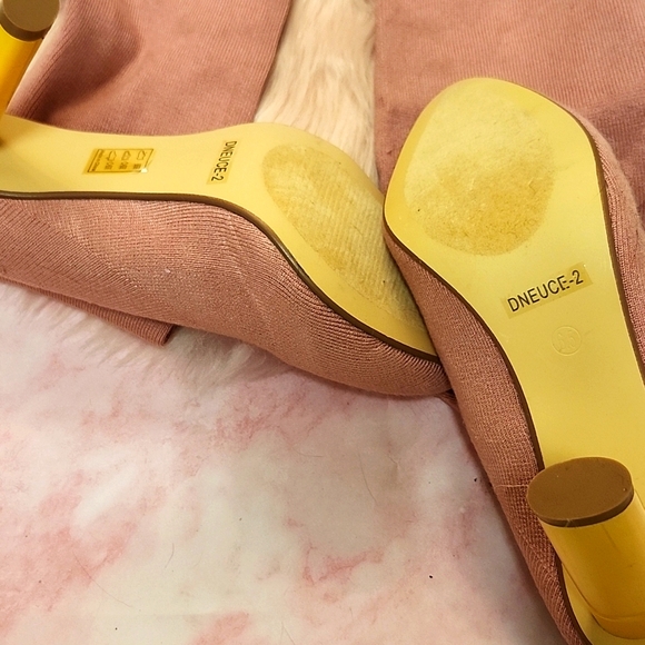 Brand New CAPE ROBBIN "SOCK" THIGH-HI BOOTS-6.5 - Picture 4 of 5